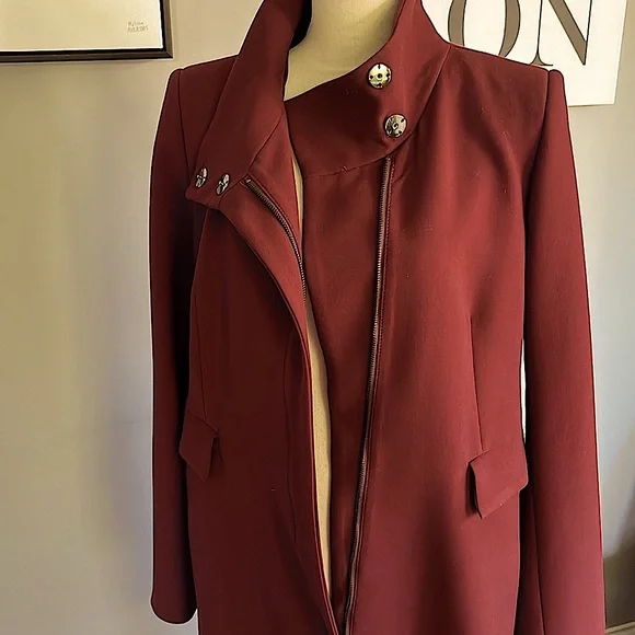 Jennifer Tattanelli Funnel Neck Coat - Picture 8 of 13